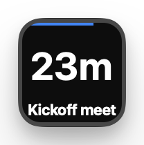 Countdown to the next meeting key